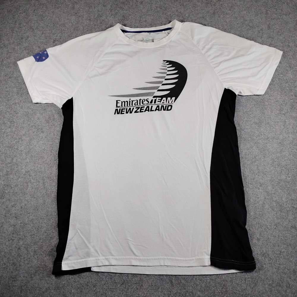 North Sails Emirates Team New Zealand Graphic Shirt Mens L White Black Sailing